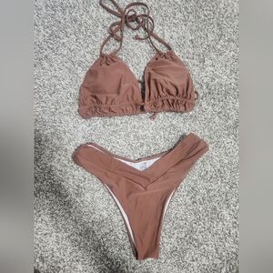 Brown bikini